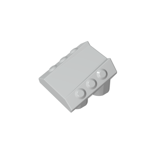 GDS-M477 - Slope 2 x 2 No Studs, with 3 Side Pistons Raised Edges