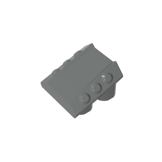 GDS-M477 - Slope 2 x 2 No Studs, with 3 Side Pistons Raised Edges