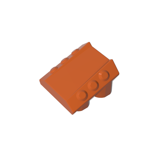 GDS-M477 - Slope 2 x 2 No Studs, with 3 Side Pistons Raised Edges