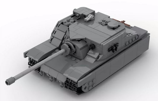 MOC-117201 assembled building blocks A39 super heavy tank turtle educational toy model gift