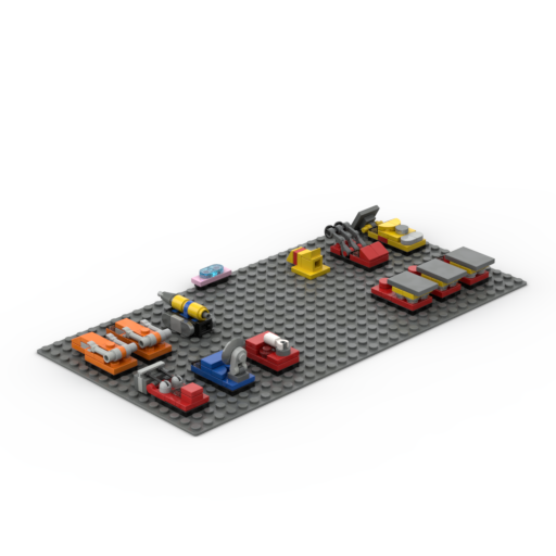 MOC-123514 IR Thunderbird-4 and Vehicles