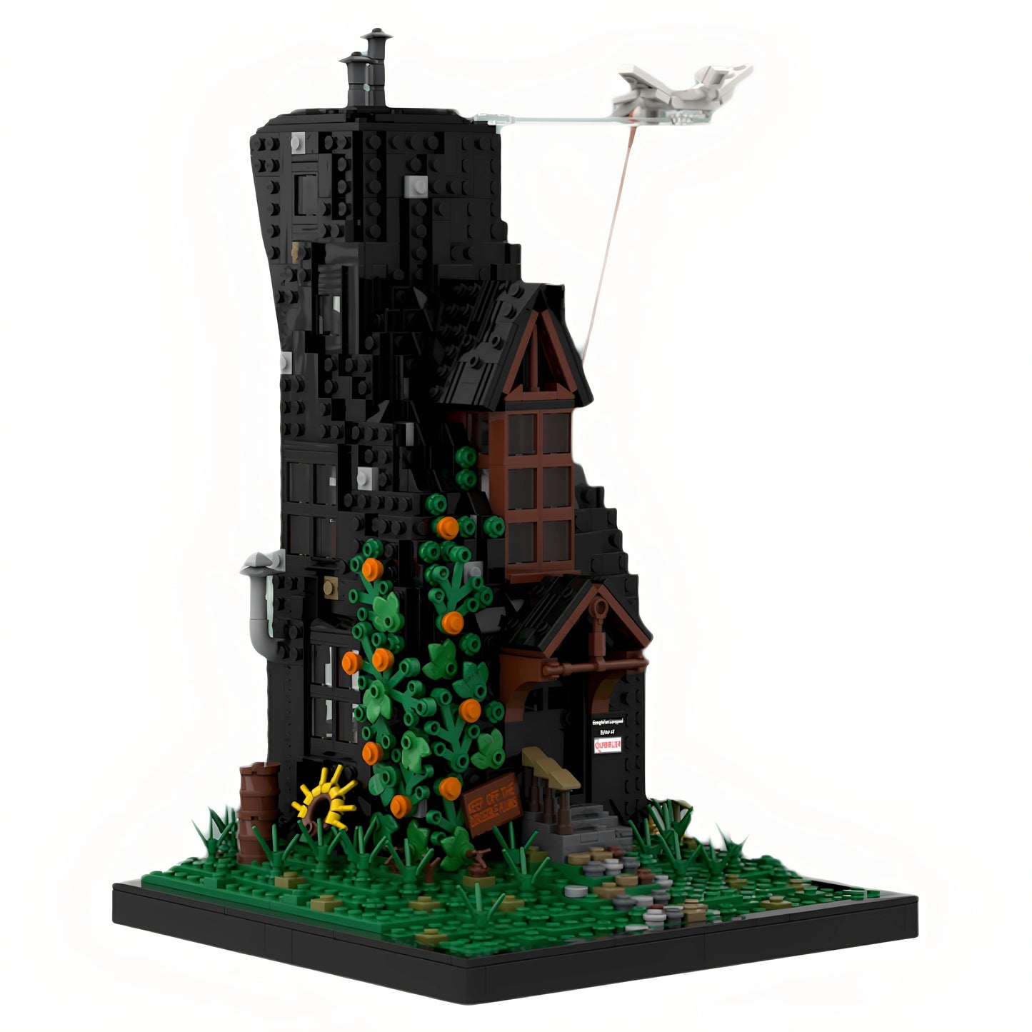 MOC-124089 Lovegood Manor building blocks educational toy model gift ornaments