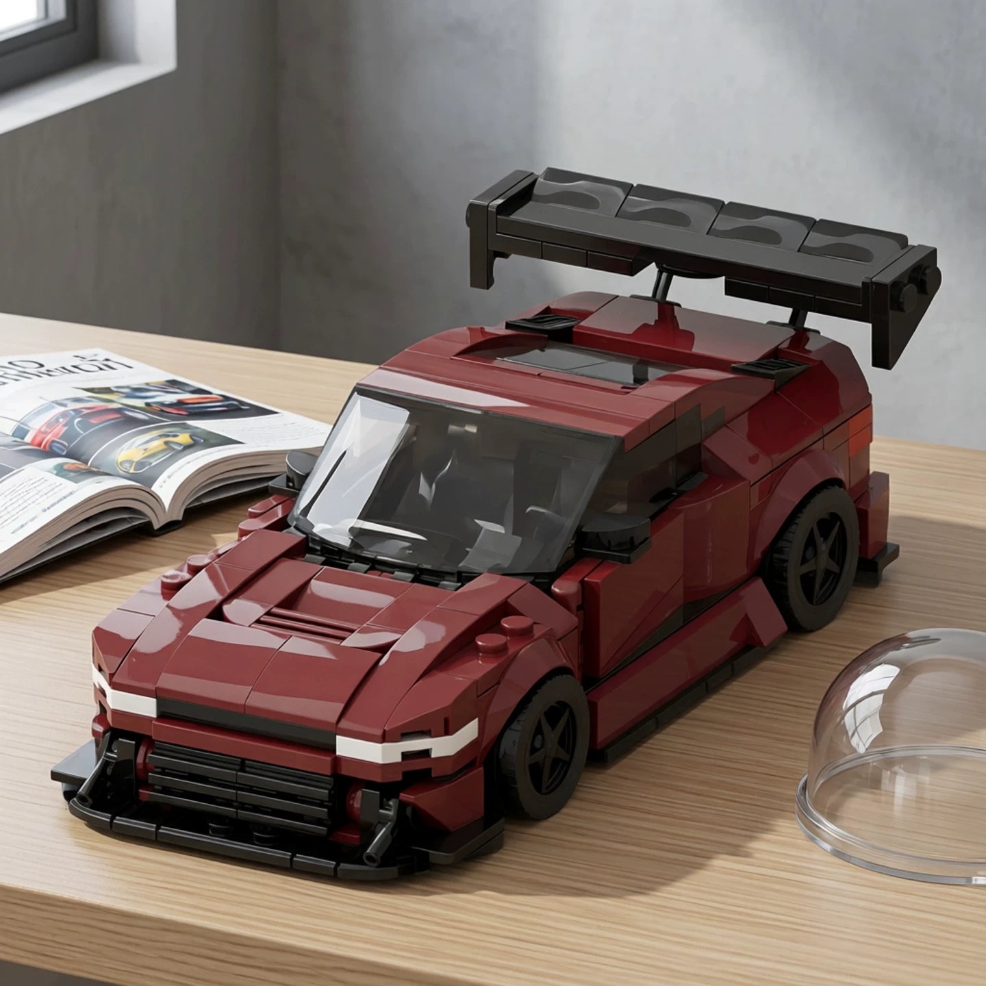 MOC-124263 speed8 grid car Nissan 240SX Silvia building block model ornaments