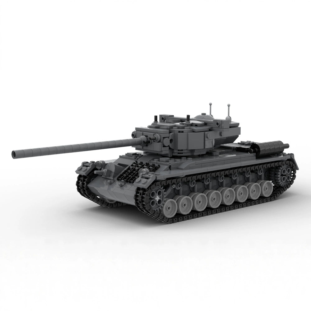 MOC-125152 military series tank 1:35 scale assembled building block model ornaments