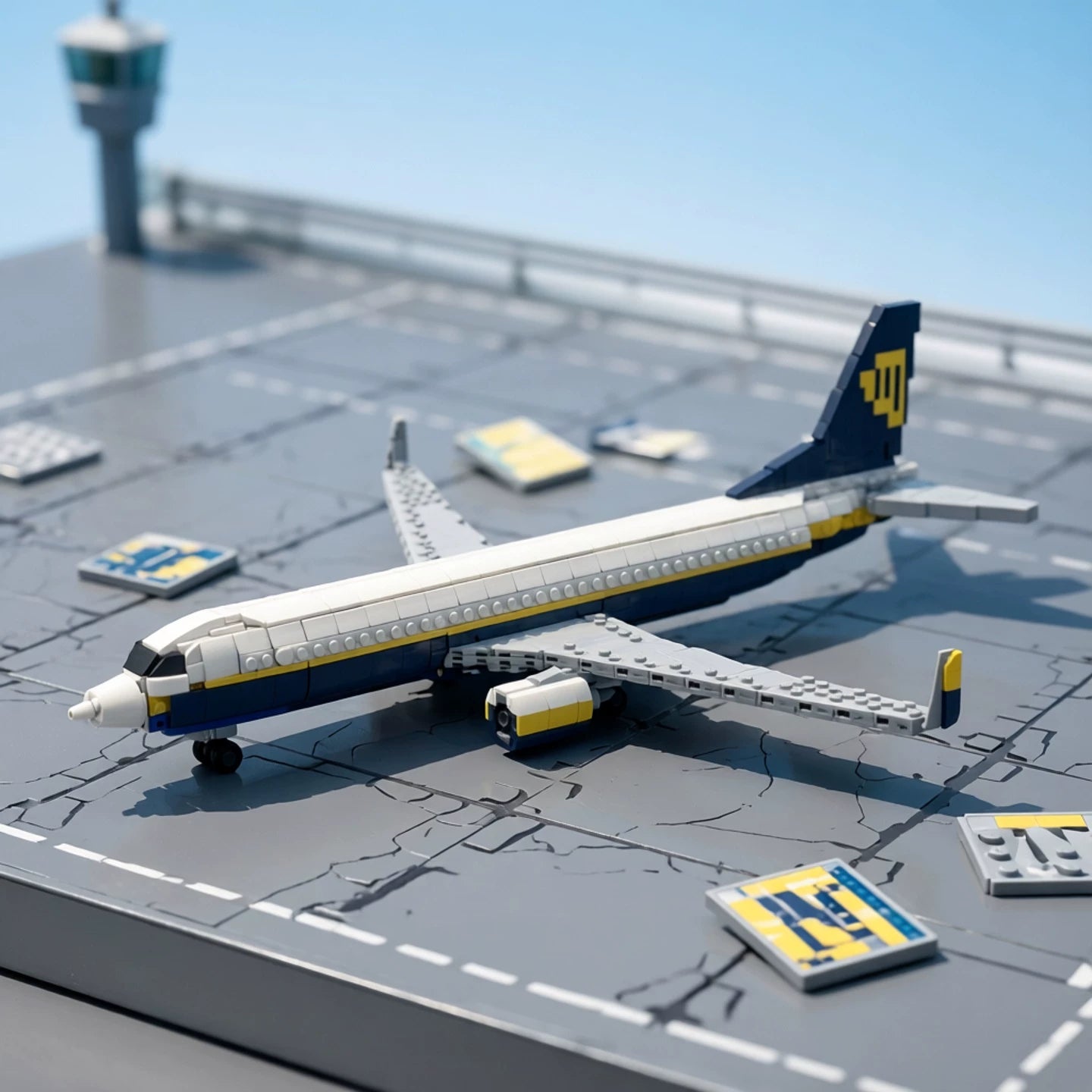 MOC-127217 Boeing 737 Aviation Technology 1:80 scale building block puzzle model ornaments