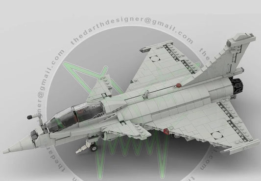 MOC-133100 aircraft Dassault Rafale M-1:35 scale building block educational toy model