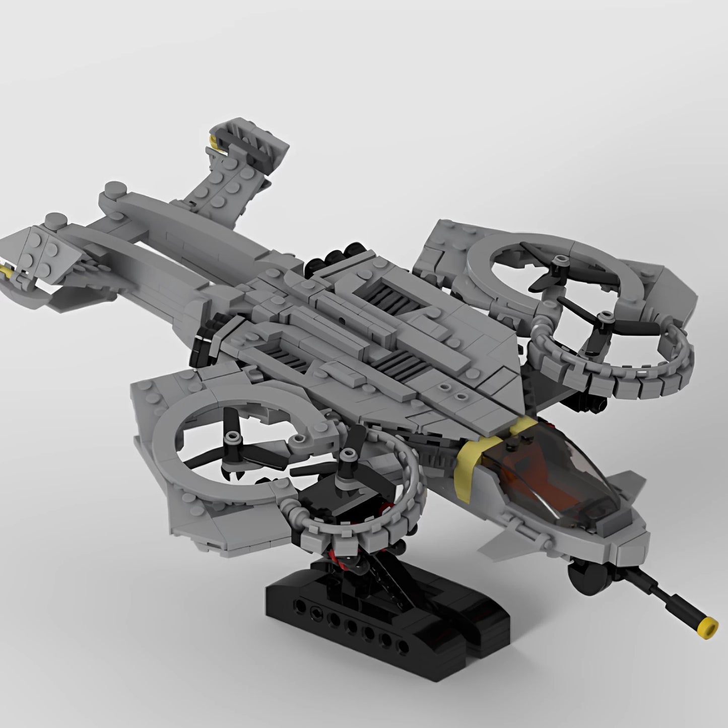 MOC-133144 Assembled Avatar AT-101 Seabee helicopter building block puzzle model