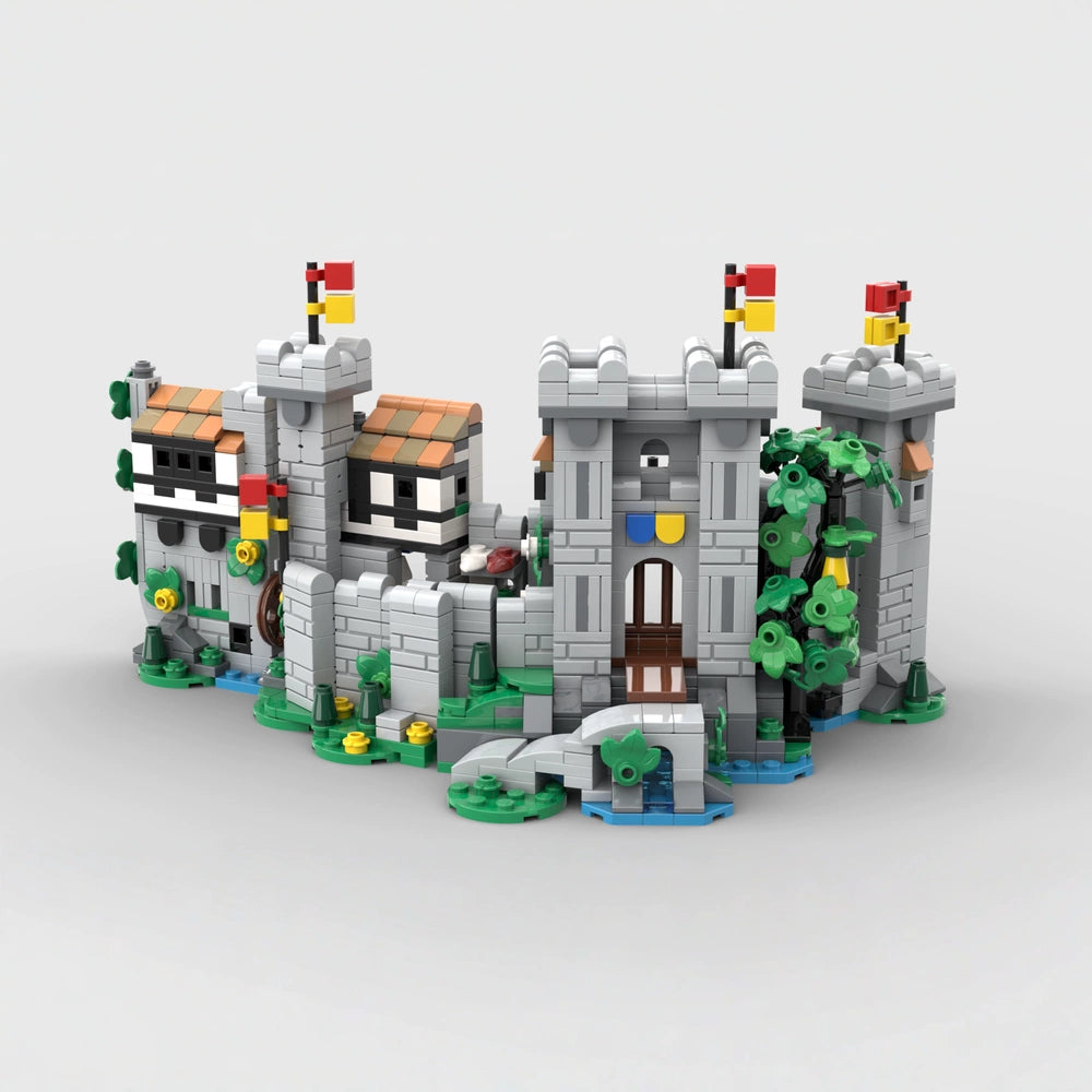 MOC-137933 Mini Lion Knight Castle Building Blocks Educational Toy Model Gift Ornament