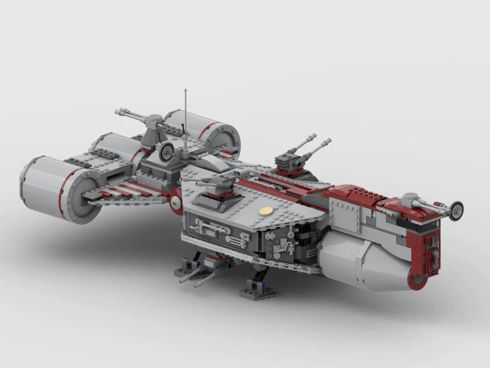 MOC-143235 Star Wars Republic Frigate Battleship Building Block Toy Model Ornament