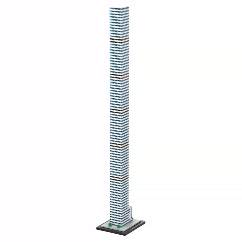 MOC-148530 Park Avenue 1:800 scale building block construction toy model ornaments