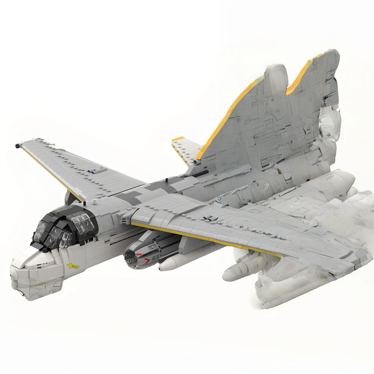 MOC-150877 Viking fighter military aircraft building blocks educational toy model gift ornament