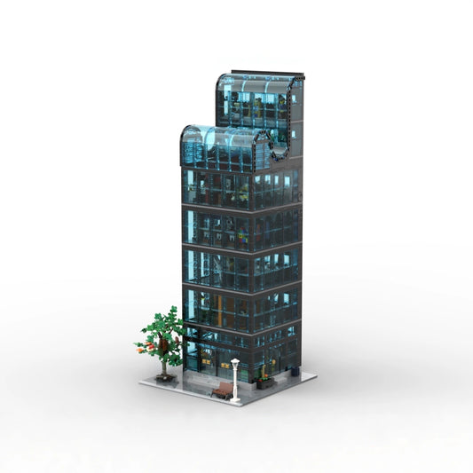 MOC-153555 downtown skyscraper building series building block model gift ornaments