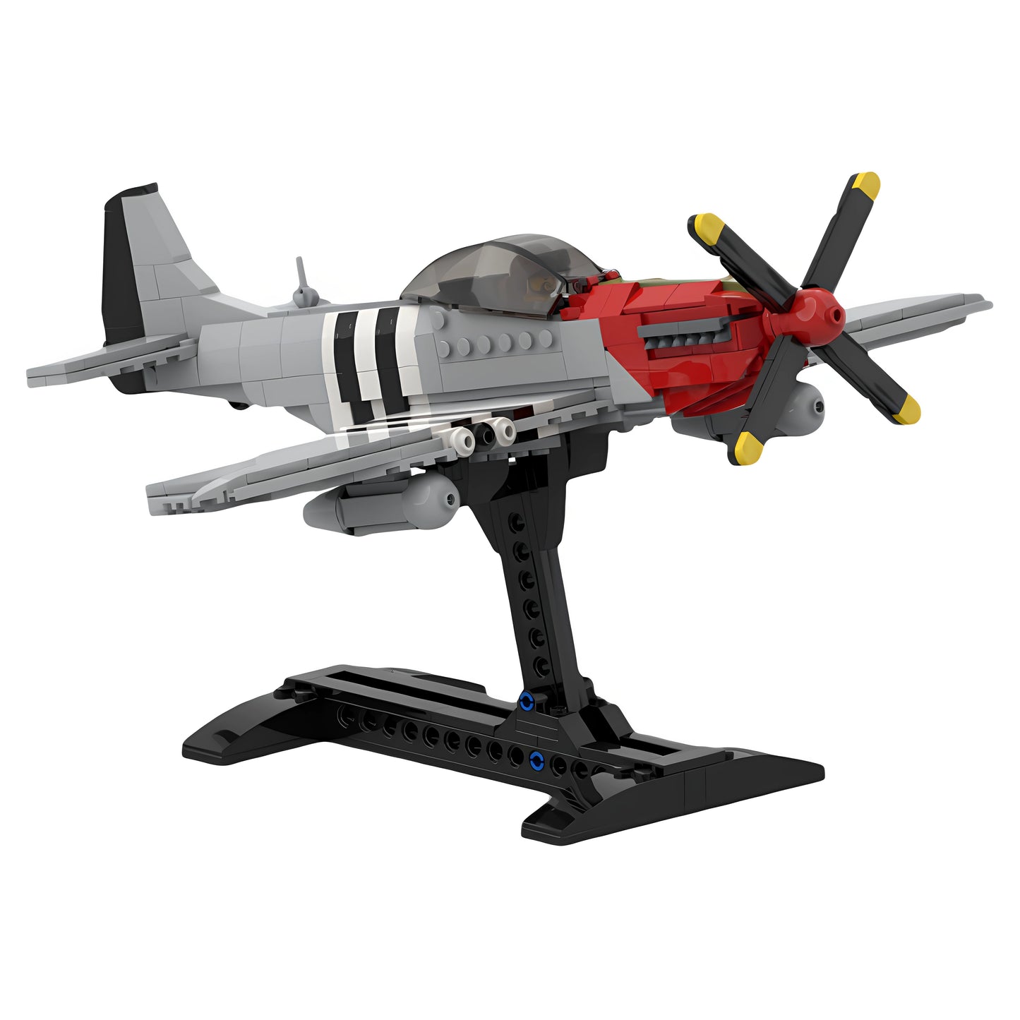 MOC-154389 Mustang fighter building block educational toy model gift ornament