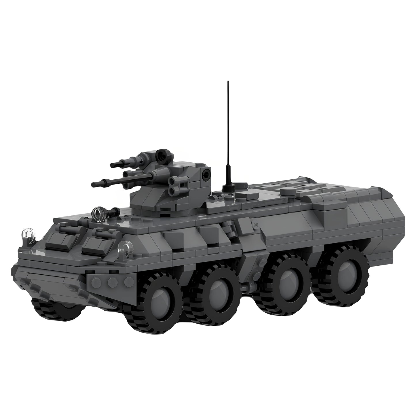 MOC-169705 Armored Vehicle BTR-82A Building Blocks Educational Toy Model Gift Ornament