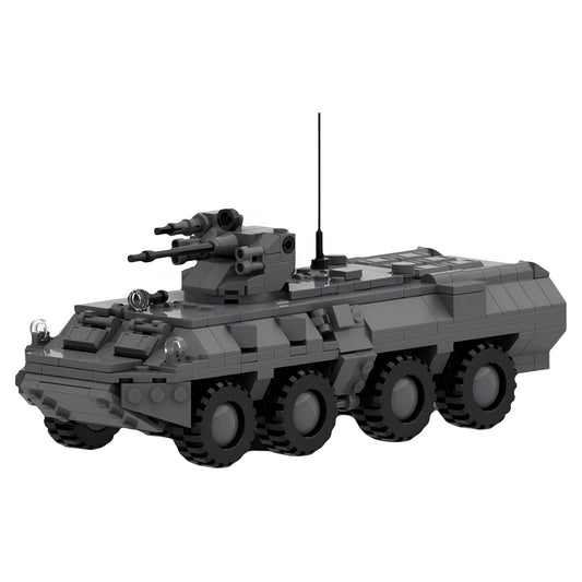 MOC-169705 Armored Vehicle BTR-82A Building Blocks Educational Toy Model Gift Ornament