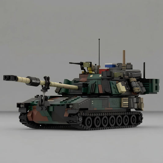MOC-171816 Tank Destroyer Military Series Building Blocks M109 Puzzle Model Ornament