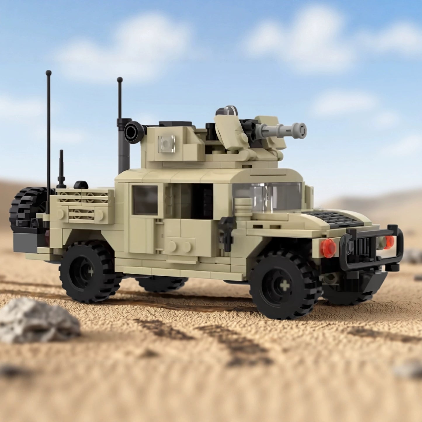 MOC-188959 vehicle Humvee armored vehicle special operations building block toy model ornament