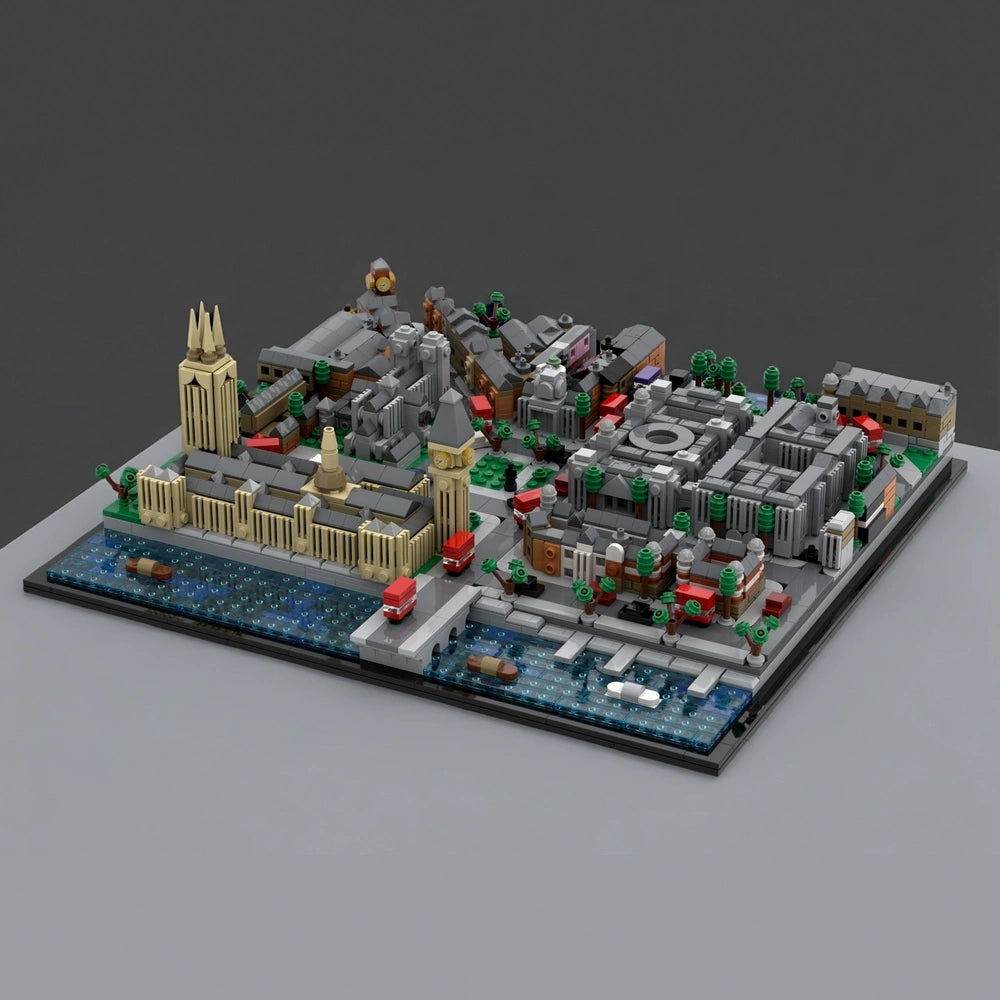 MOC-190782 Harry Potter London model building blocks toy model gift ornaments