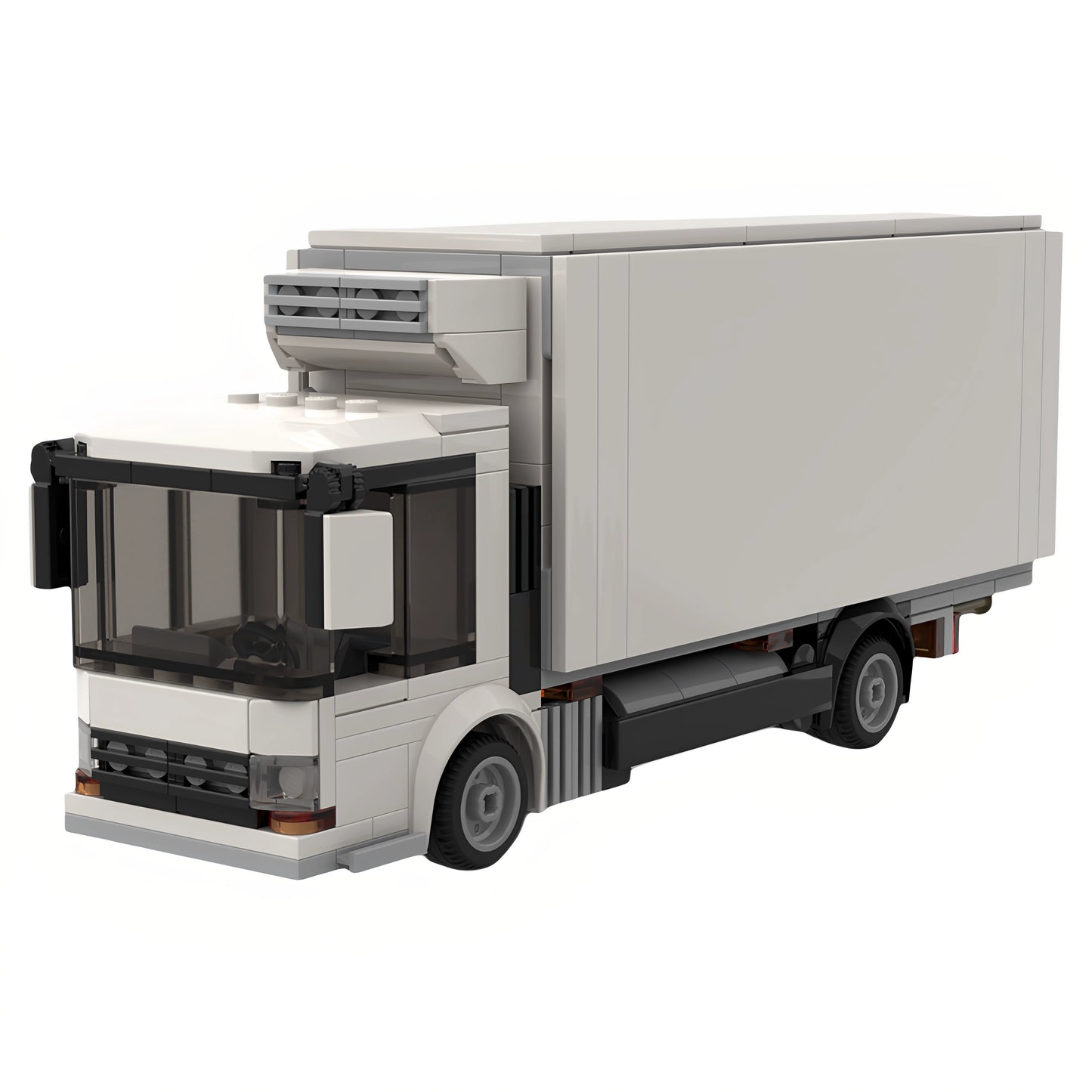 MOC-191456 Refrigerated delivery truck box van building block toy model gift