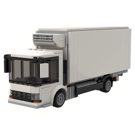 MOC-191456 Refrigerated delivery truck box van building block toy model gift