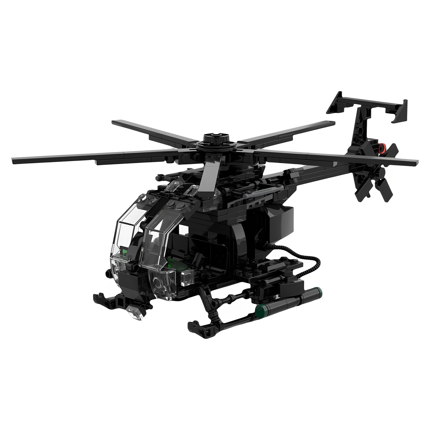 MOC-191648 Aircraft Boeing Bird Helicopter Building Blocks Toy Model Gift Ornament