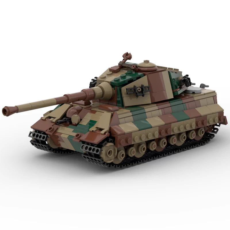 MOC-192485 King Tiger tank military series building blocks educational toy model gift ornaments