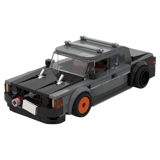 MOC-197777 Building Block Car 1977 Volvo 242 Drift Toy Model Ornament