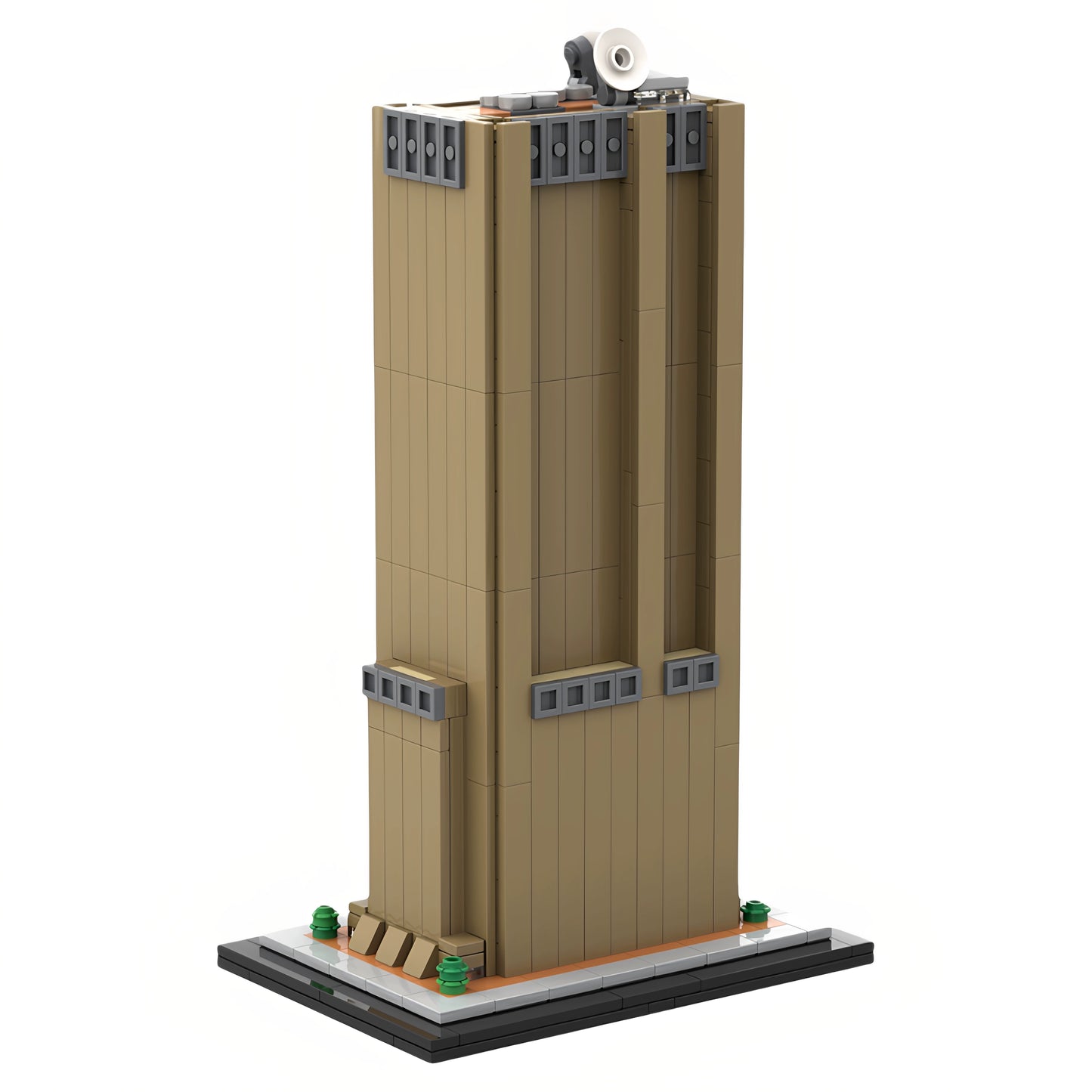 MOC-198136 Changxian Building 1:800 scale building block toy model gift ornaments