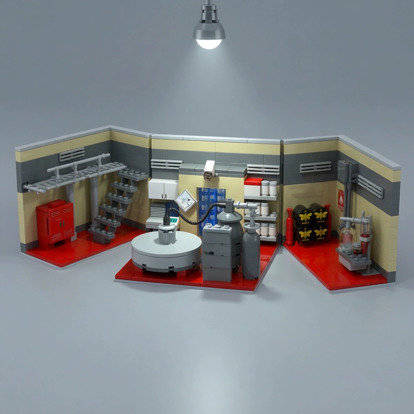 MOC-20608 Breaking Bad Laboratory building block educational toy model gift ornament
