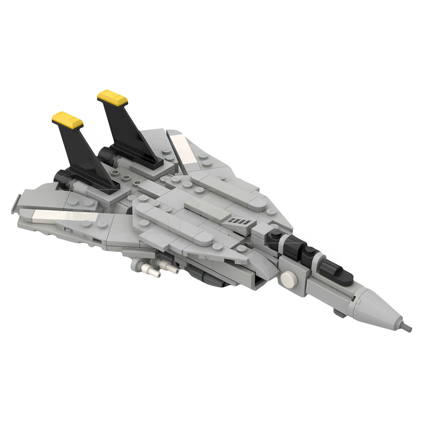 MOC-207156 Grumman F-14 Tomcat fighter aircraft building block toy model ornament