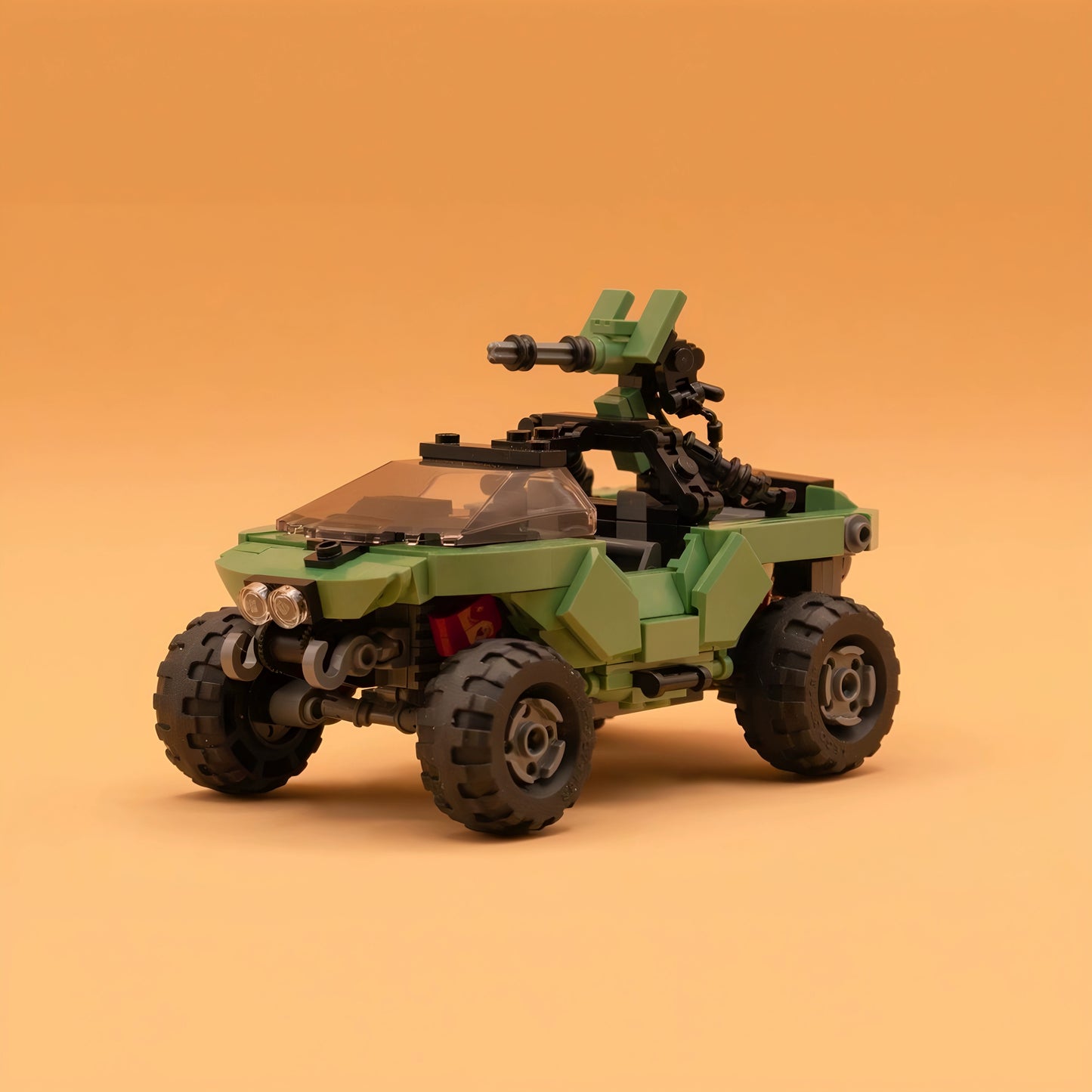 MOC-220415 Car Creative Halo Infinite-Warthog Building Block Toy Model Ornament