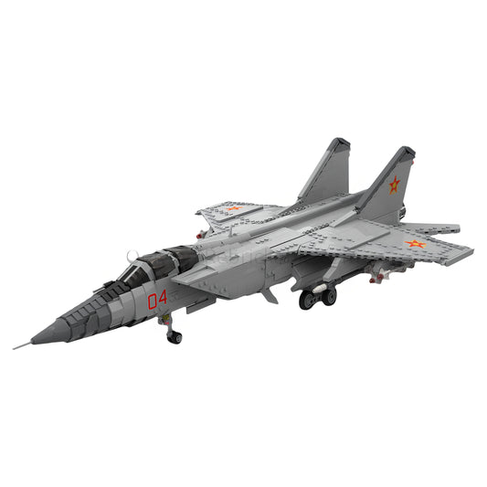 MOC-225531 Jet Plane Building Blocks 31 Foxhound 1:35 Scale Toy Model