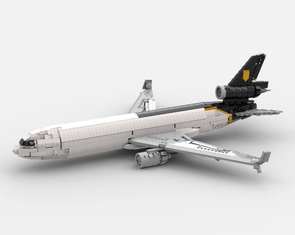 MOC-230697 assembled building blocks UPS MD-11 aircraft and aerospace educational toy model