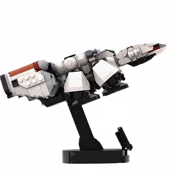 MOC-231839 battleship space puzzle assembled building block model building series spaceship