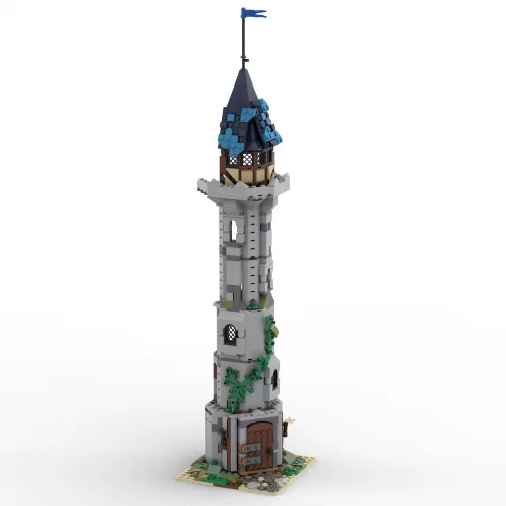 MOC-234708 Medieval Tower Halloween Gift Creative Festival Model Ornament Architectural Series