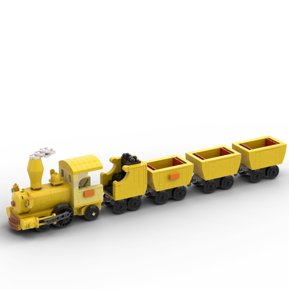 MOC-238207 train Easter train building blocks educational toy model gift ornament