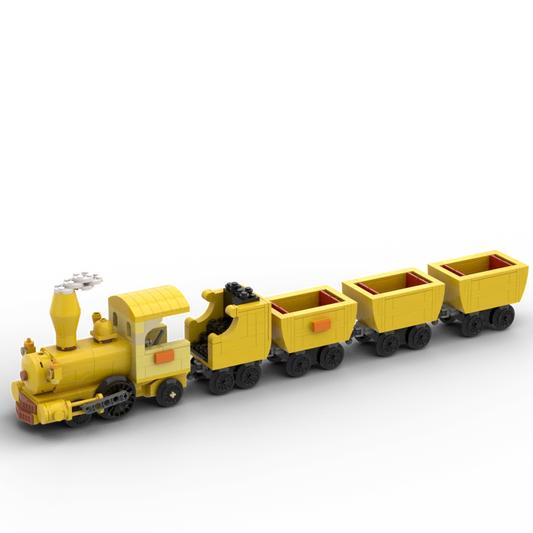 MOC-238207 train Easter train building blocks educational toy model gift ornament
