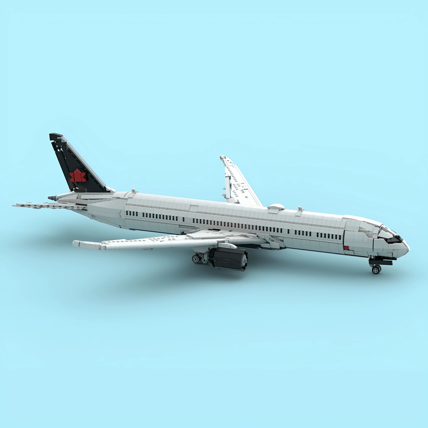 MOC-245582 Aircraft Air Canada Boeing 787-9 Dreamliner building block model