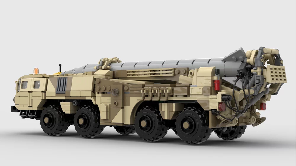 MOC-246977 Car Maz 543 Elbrus 9K72 Scud B Vehicle Truck