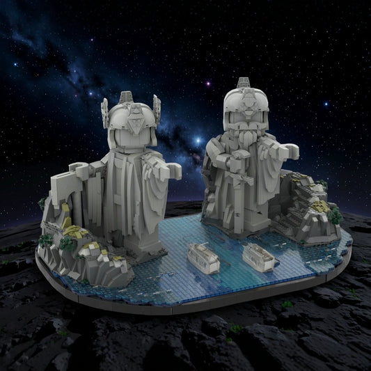 MOC-254727 Lord of the Rings Argonath - Pillars of the King building block model ornaments