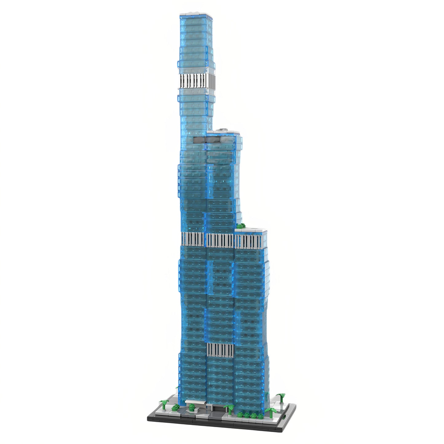 MOC-256851 St. Regis Chicago 1:800 scale building blocks toy gift ornaments