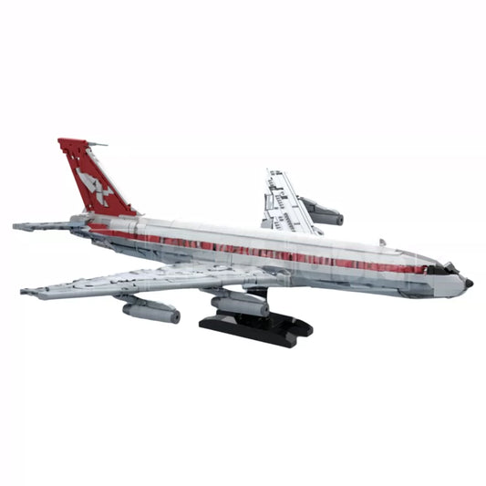 MOC-262697 Passenger Aircraft Boeing 707-120 Building Blocks Educational Toy Model Ornament