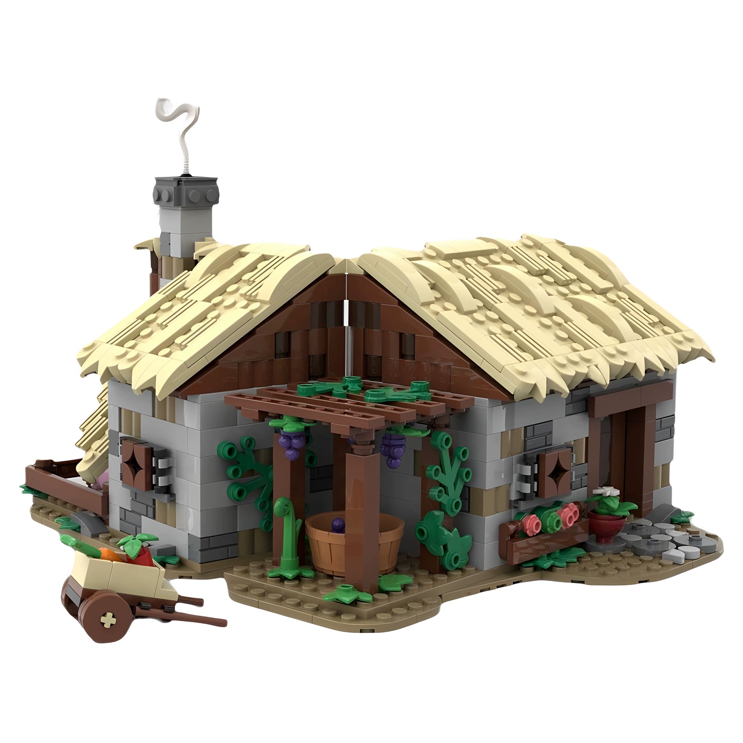 MOC-37856 farmhouse building blocks educational toy model gift ornaments