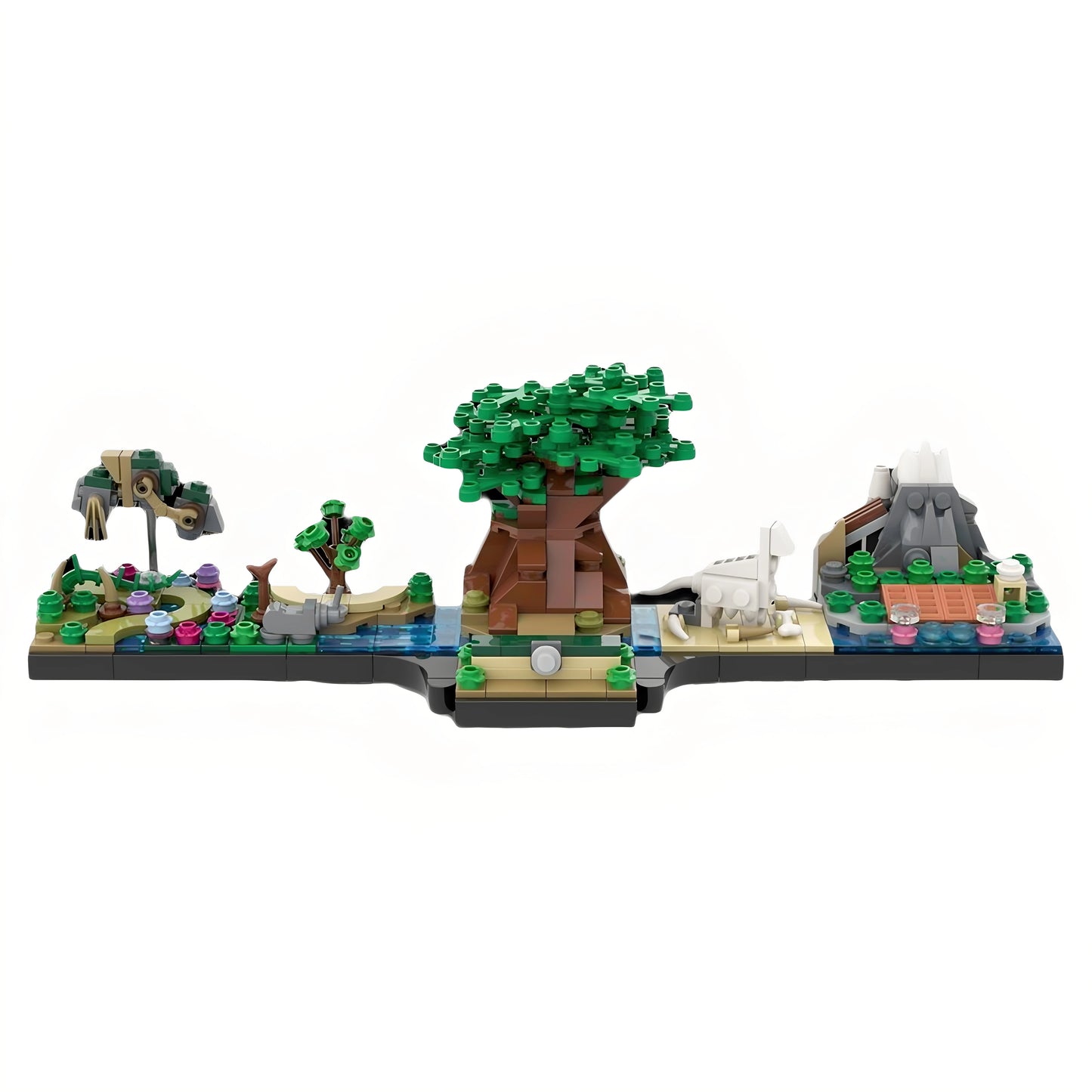 MOC-44381 Animal Kingdom Skyline Building Blocks Children's Toy Model Gift Ornament