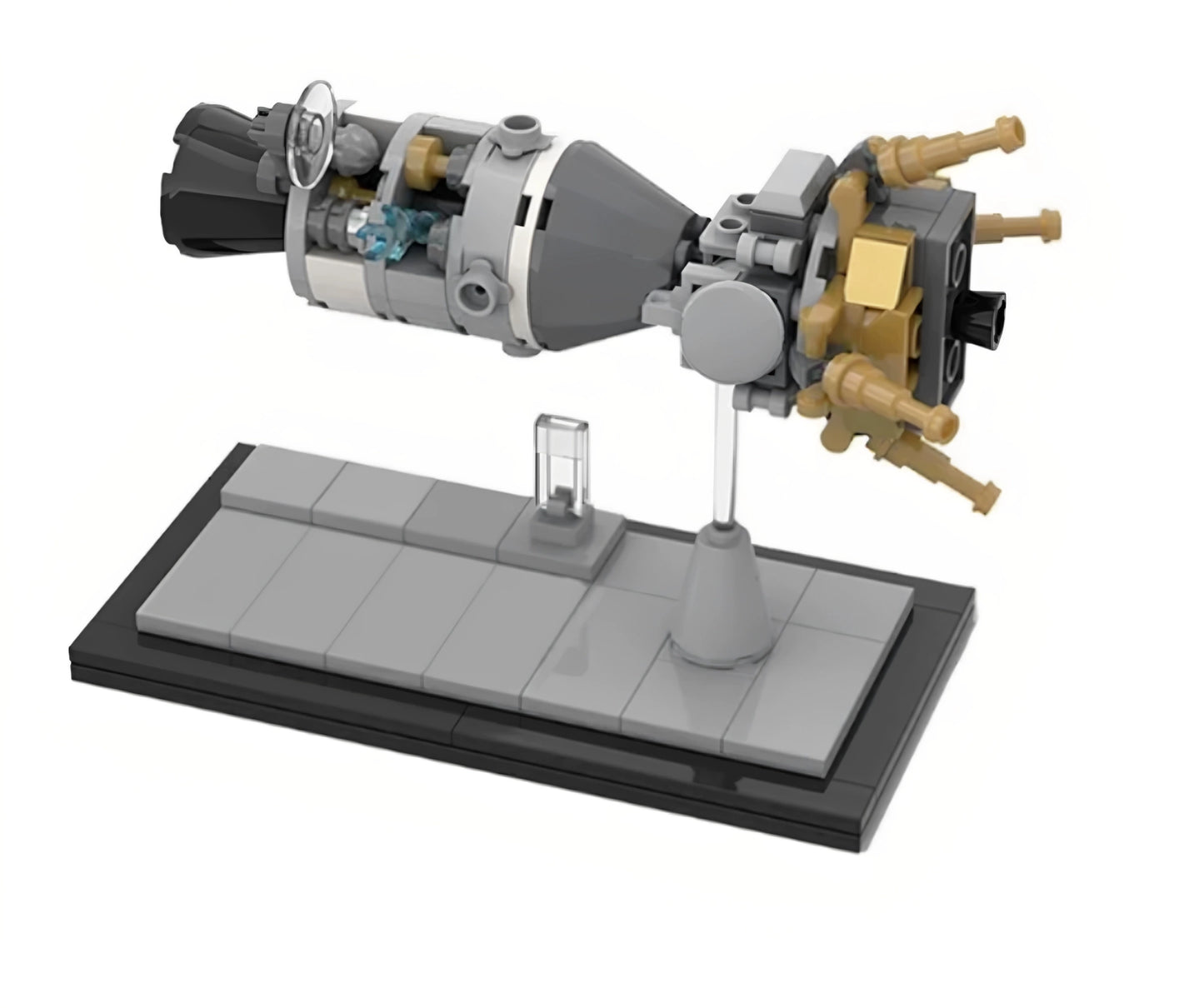 MOC-66415 Apollo 13 lunar landing spacecraft space series building block toy model