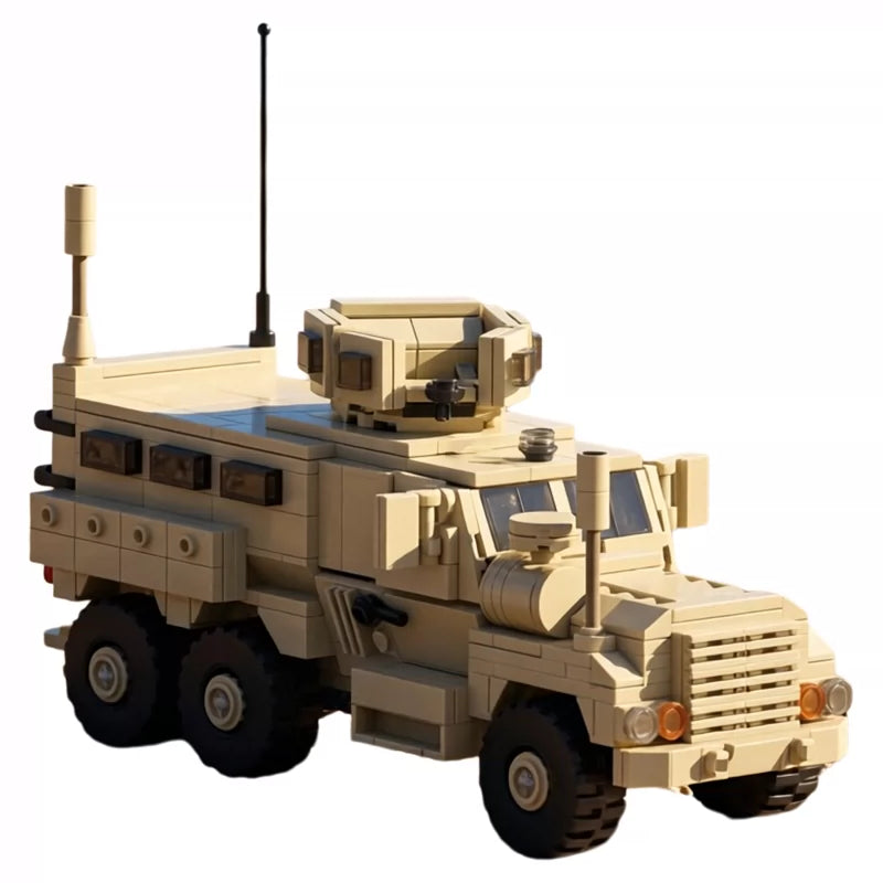 MOC-673796X6 mine anti-ambush vehicle boy building block educational toy model ornaments