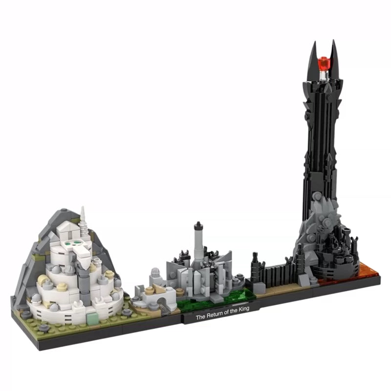 MOC-76149 Return of the King Architecture Series Skyline Building Block Model Gift Ornament