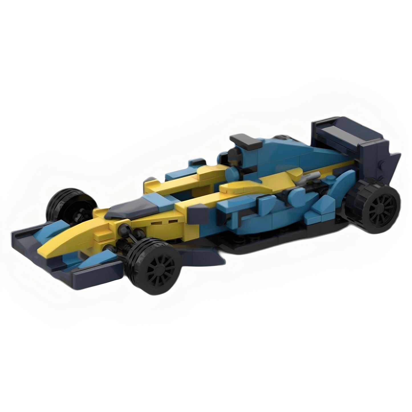 MOC-82098 Formula F1 Alonso Renault R25 racing building block toy model