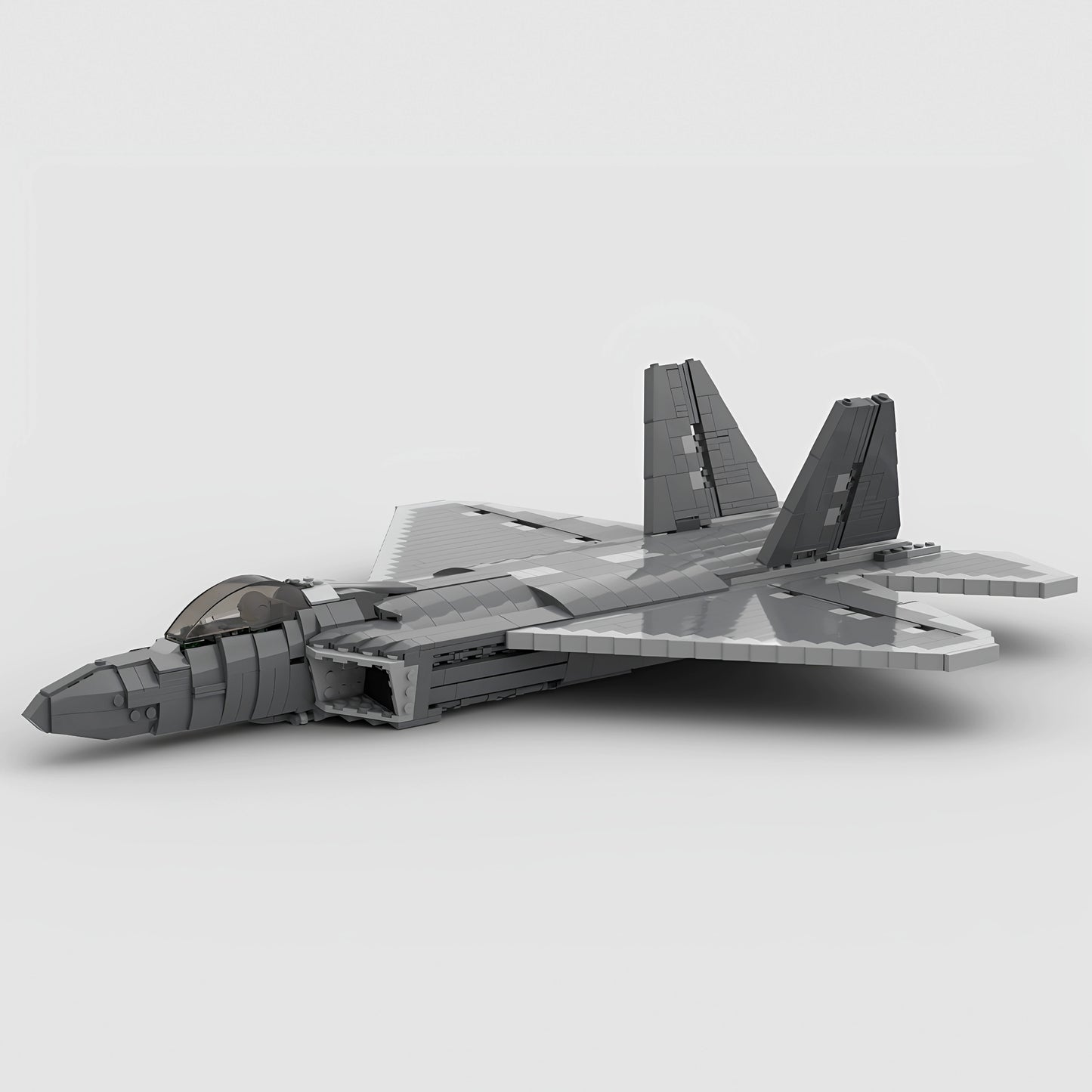 MOC-84500 Military Raptor Fighter F-22 building block educational toy model ornaments
