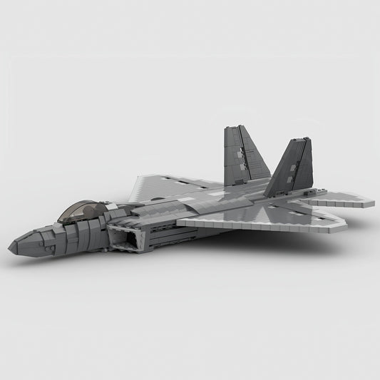 MOC-84500 Military Raptor Fighter F-22 building block educational toy model ornaments